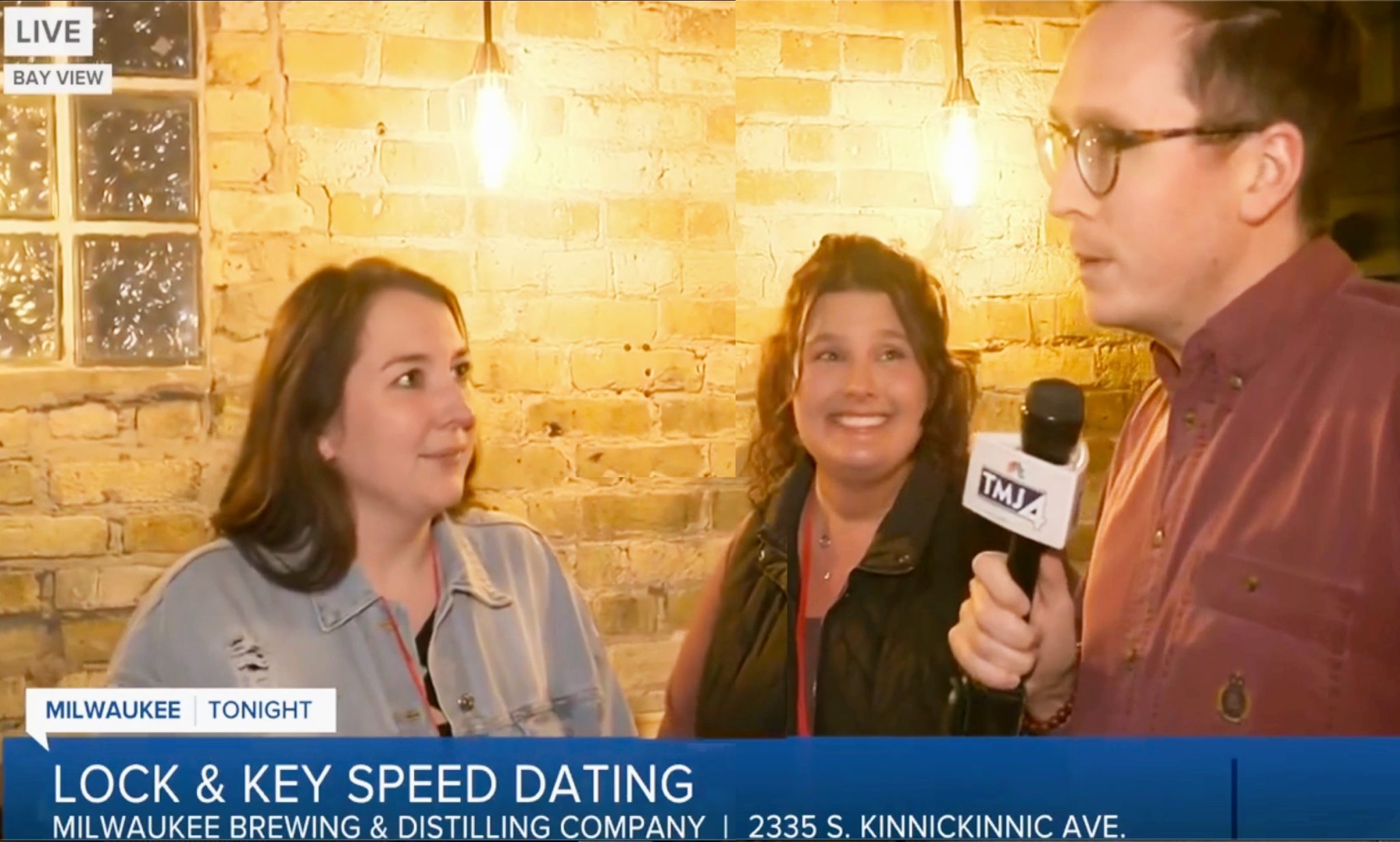 Featured on Milwaukee Tonight: Lock & Key Singles Event at Milwaukee Brewing Co