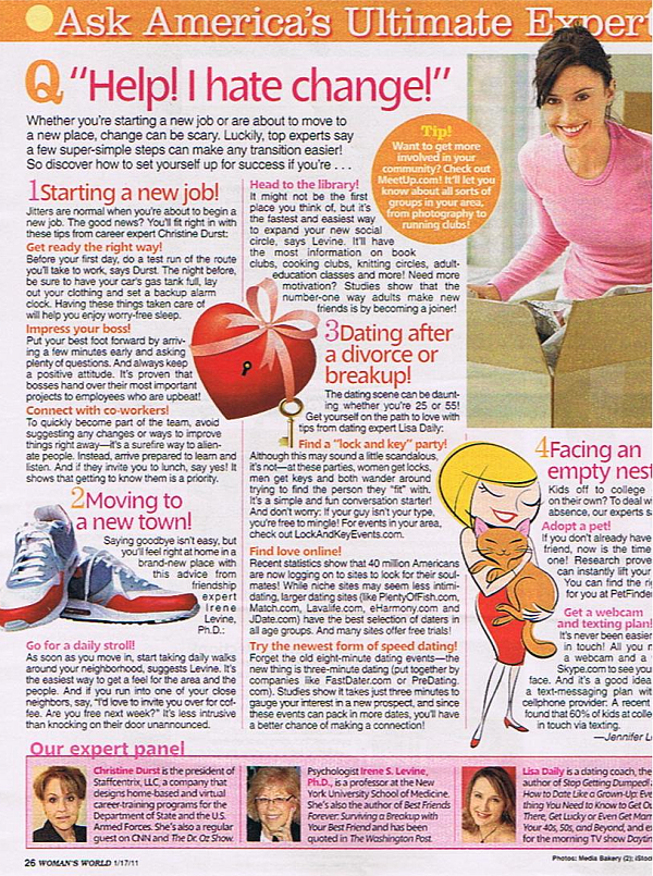 Woman's World Magazine: Dating After Divorce or Breakup
