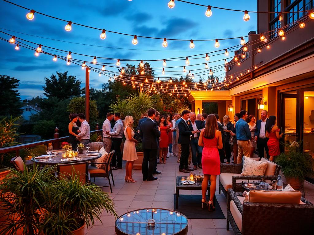 Terrace mingling
